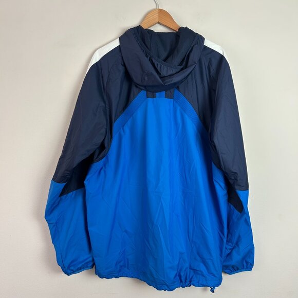 NWT Puma Jacket Mens XL Strong Blue Power Vent Windbreaker Full Zip Hoodie - Picture 5 of 8